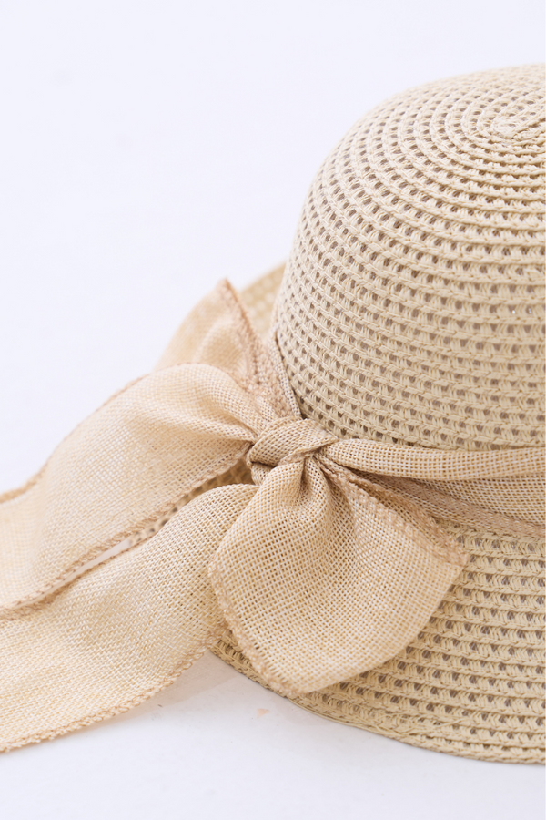 Cream Beach Hat
