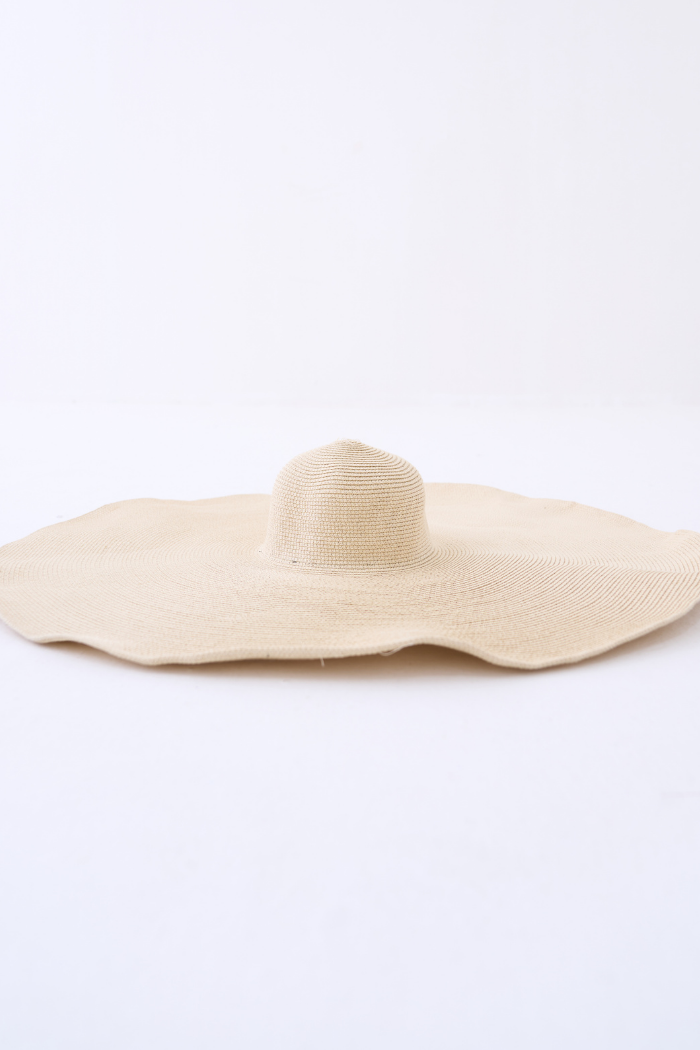 Cream Oversized Hat