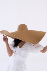 Tan Oversized Hat