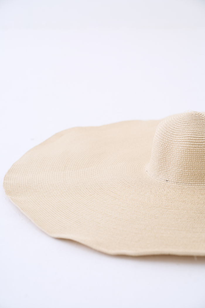 Cream Oversized Hat