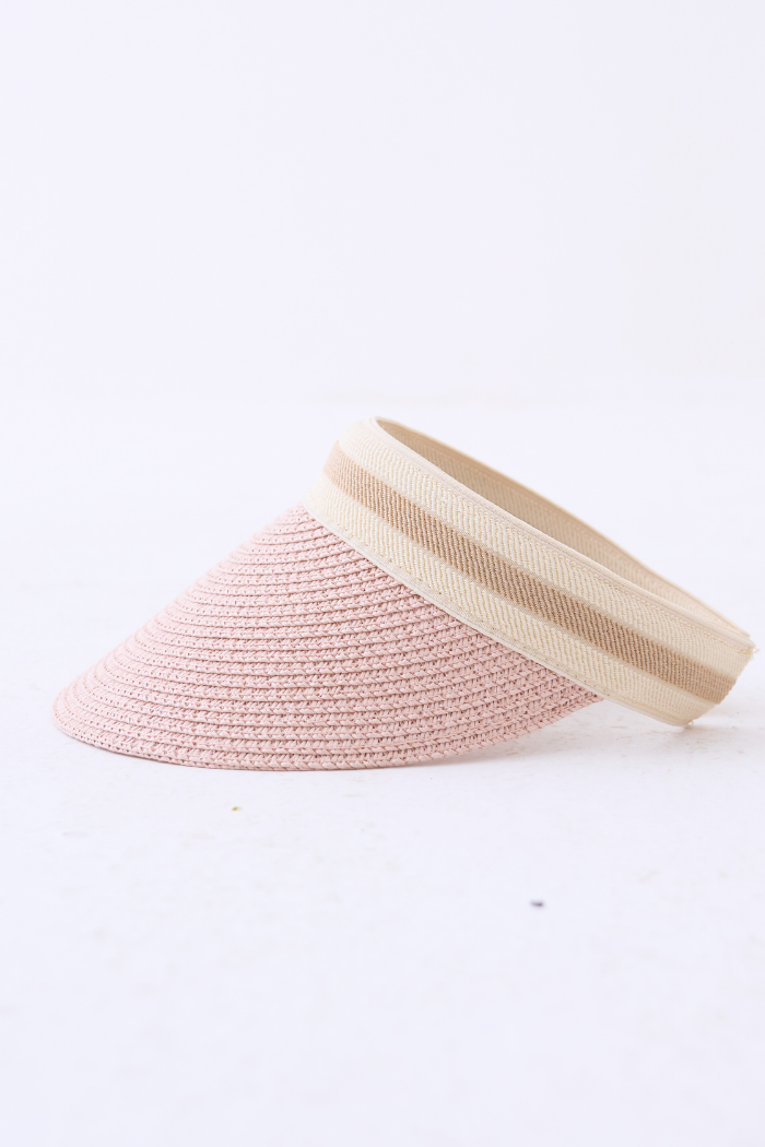 Pink Kids Visor Hat