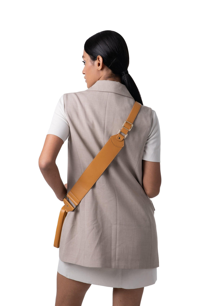 Utility Strap with round pouch and generic pouch